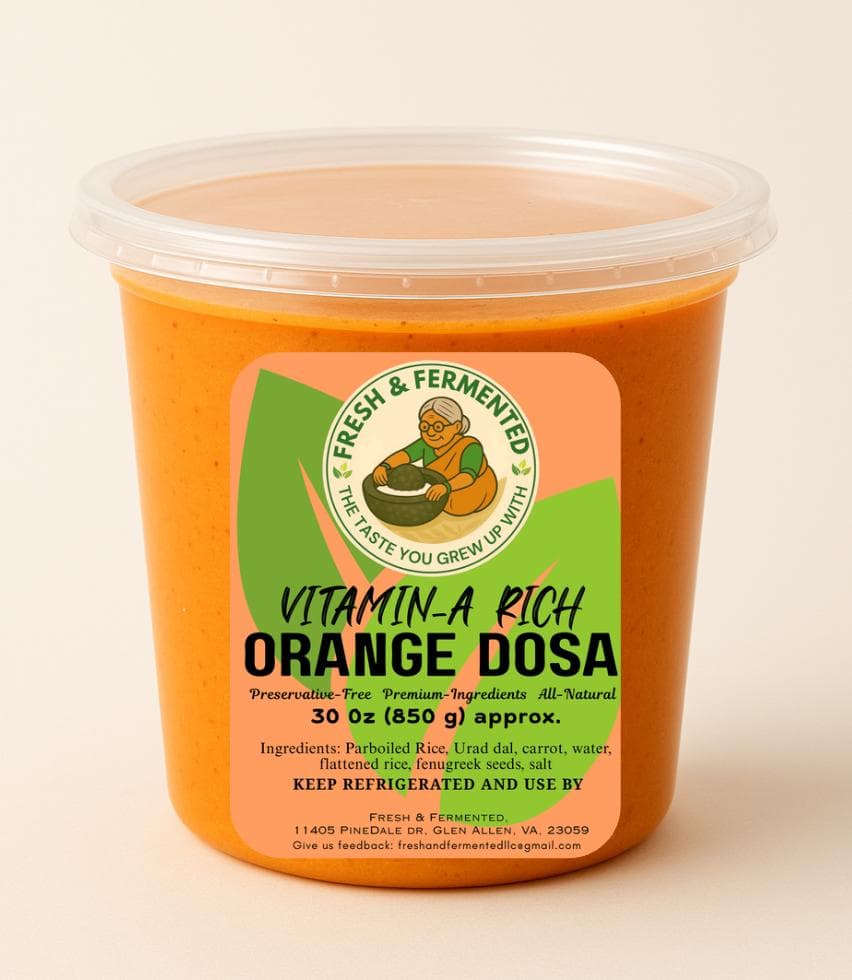 Orange Dosa Batter