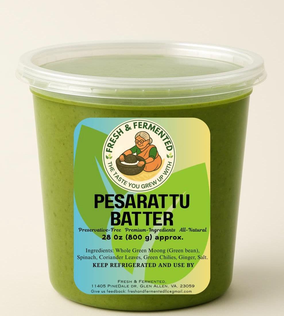 Protein-Rich Pesara Dosa Batter